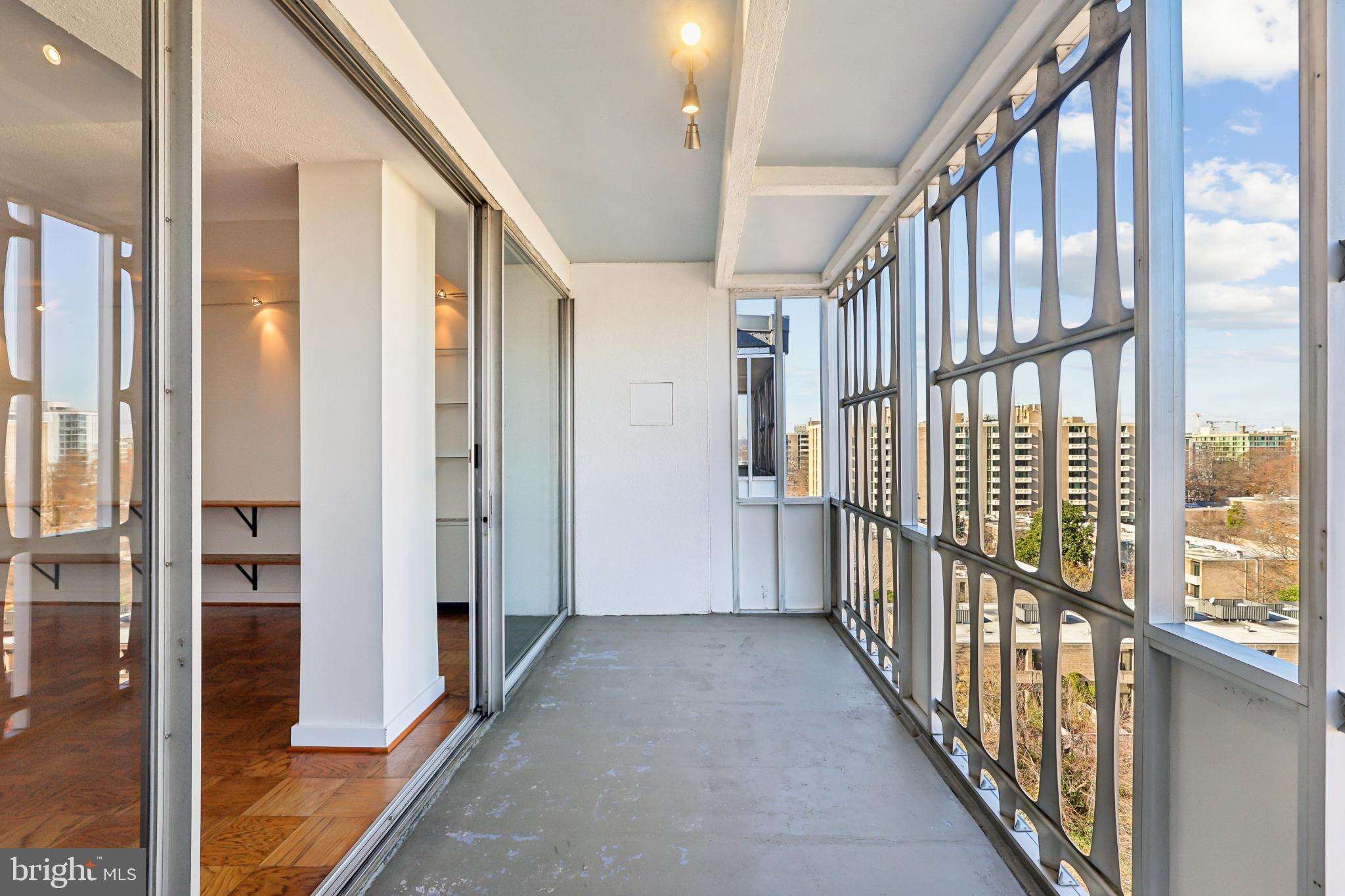 1301 Delaware Avenue Southwest Washington, DC 20024 - Photo 13 of 73 Modern balcony with city skyline views.
