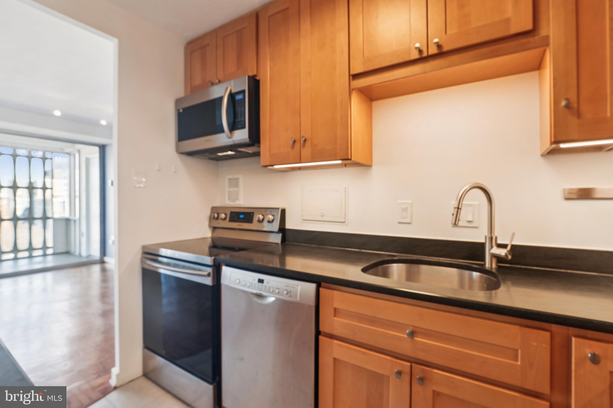 1301 Delaware Avenue Southwest Washington, DC 20024 - Photo 28 of 73 Modern kitchen with sleek finishes.