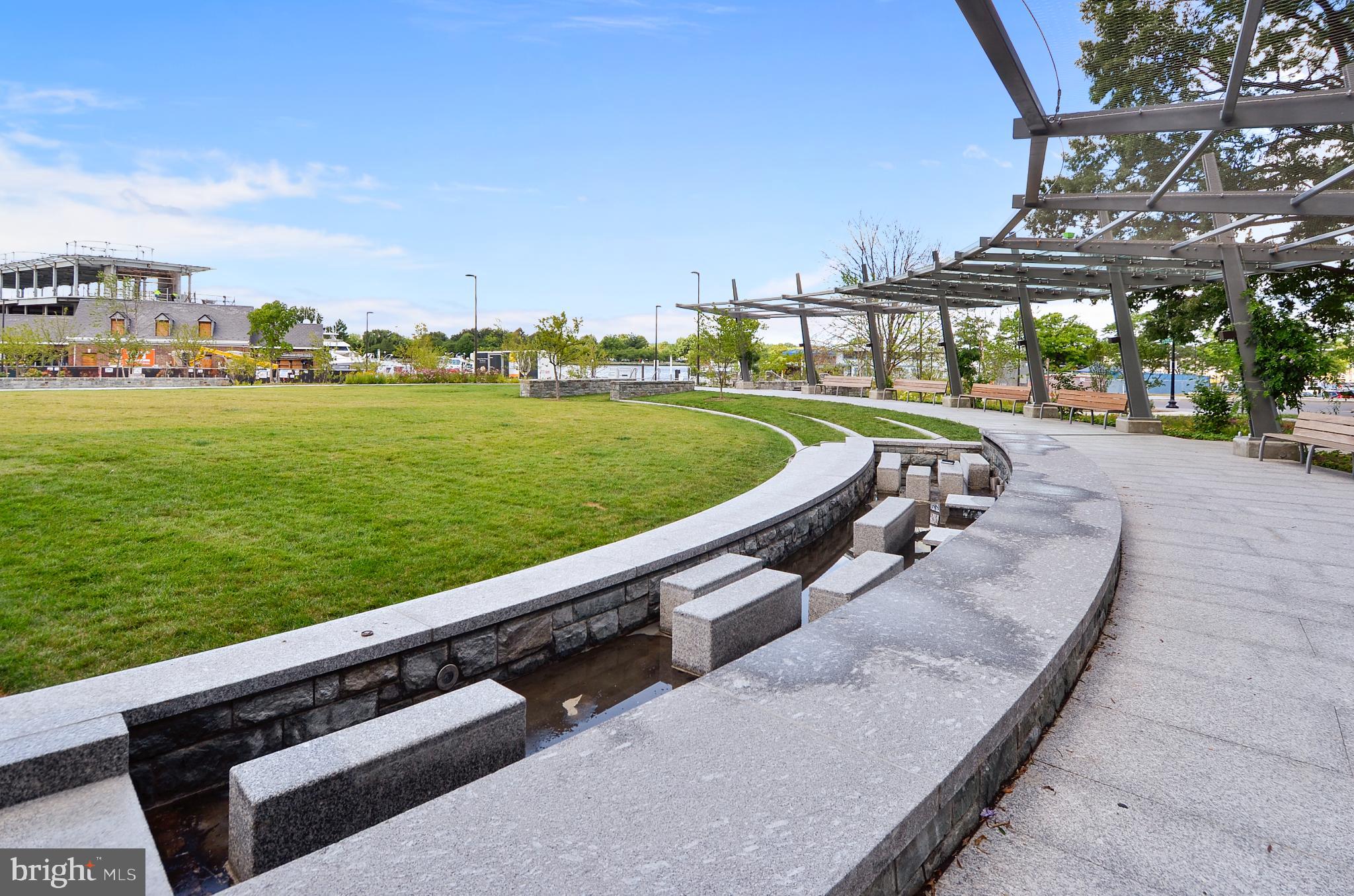 1301 Delaware Avenue Southwest Washington, DC 20024 - Photo 54 of 73 Serene park with curved seating area.