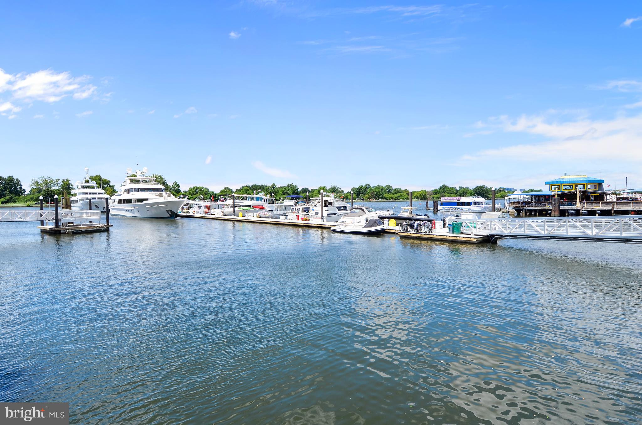 1301 Delaware Avenue Southwest Washington, DC 20024 - Photo 57 of 73 Serene marina with boats under blue skies.