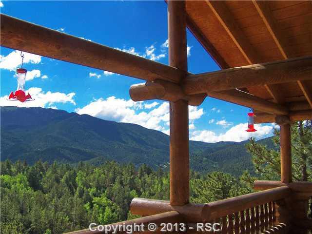 1110 Timber Ridge Road Divide, CO 80814 - Photo 3 of 20 Fabulous Views from the Covered Deck and from Inside too! You will never want to leave!