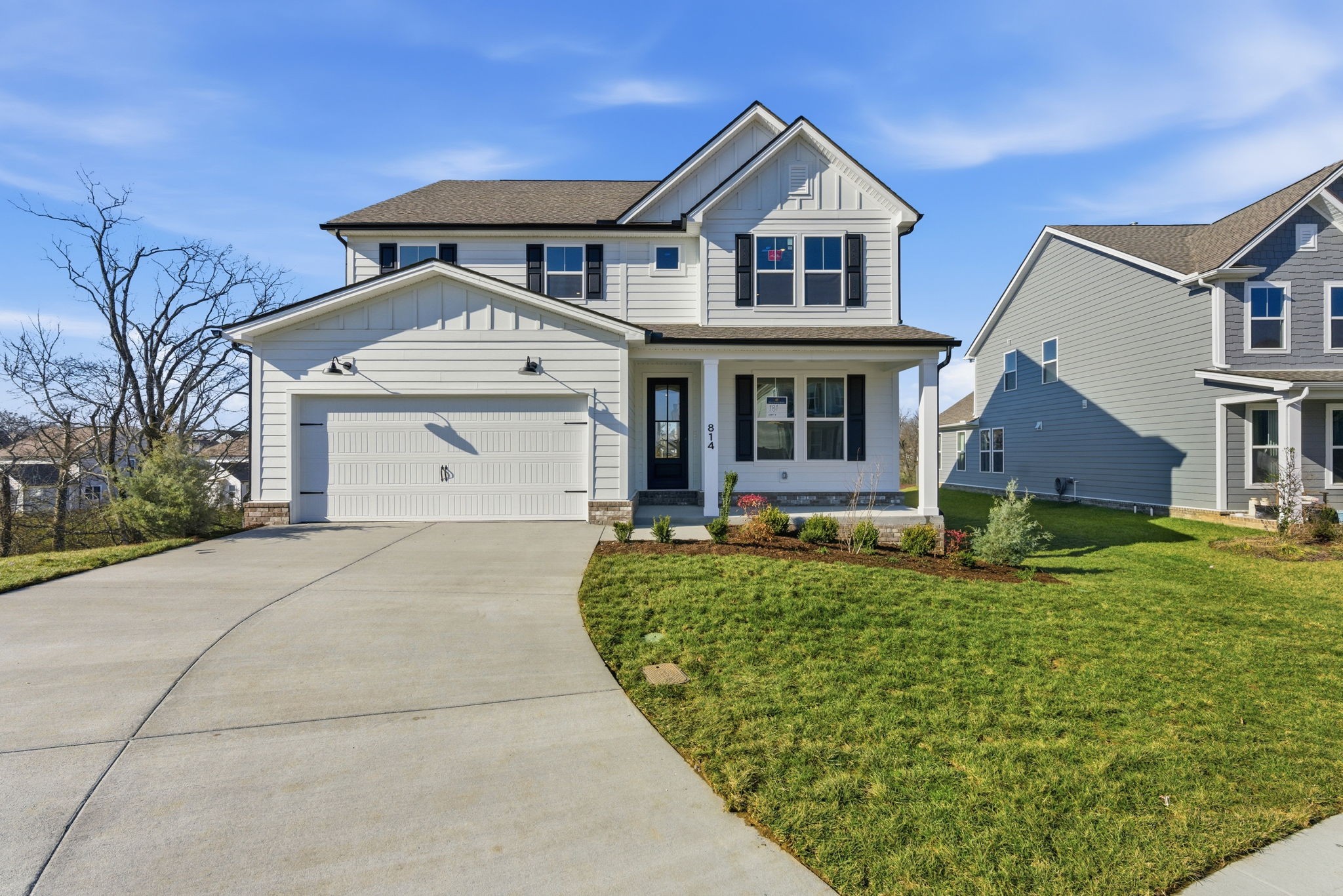 814 Sugarbush Lane Spring Hill, TN 37174 - Photo 2 of 80 front view of a house with a yard