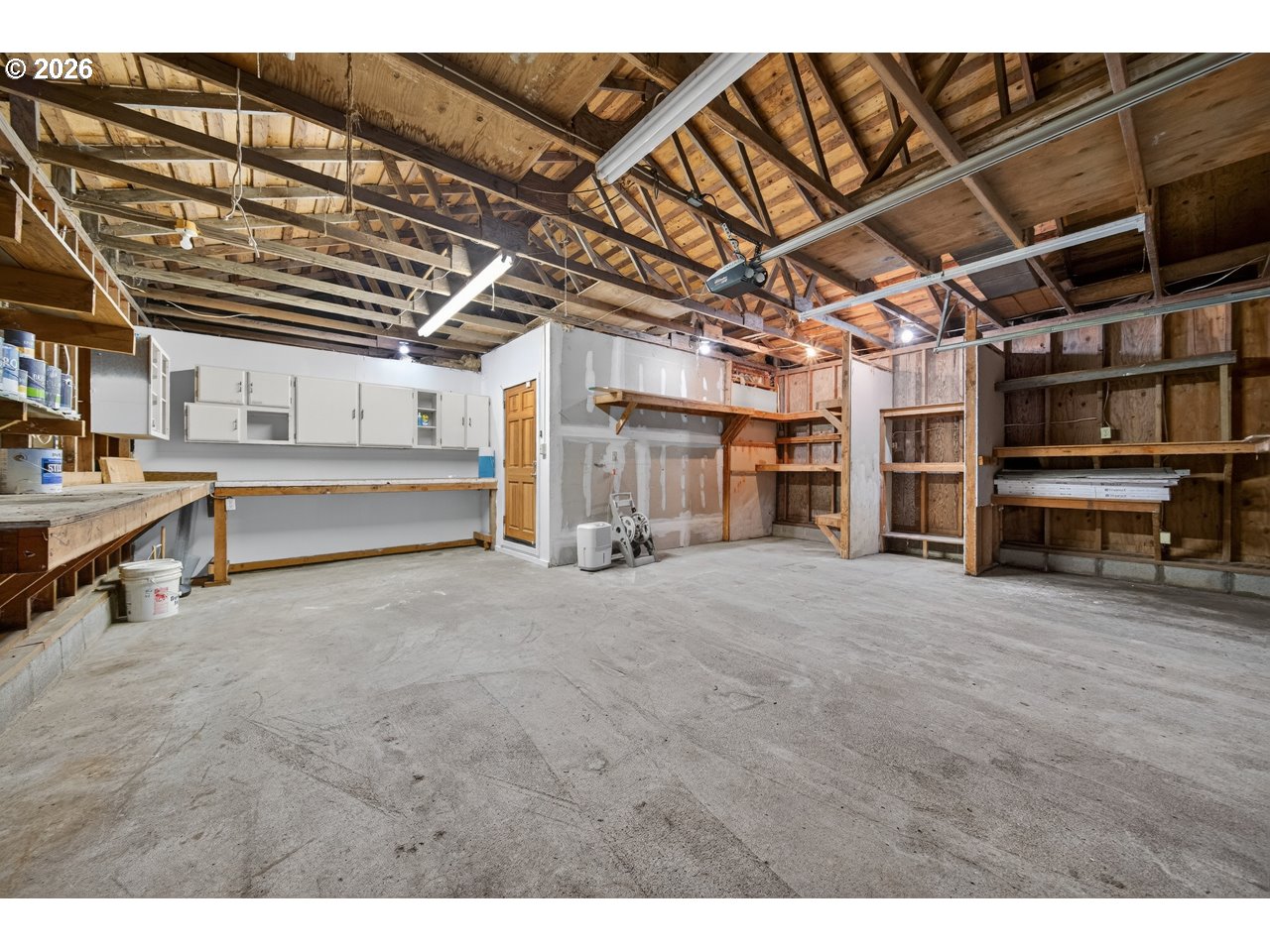 1260 Jackson Avenue Southwest Bandon, OR 97411 - Photo 42 of 48 a view of a room with wooden walls