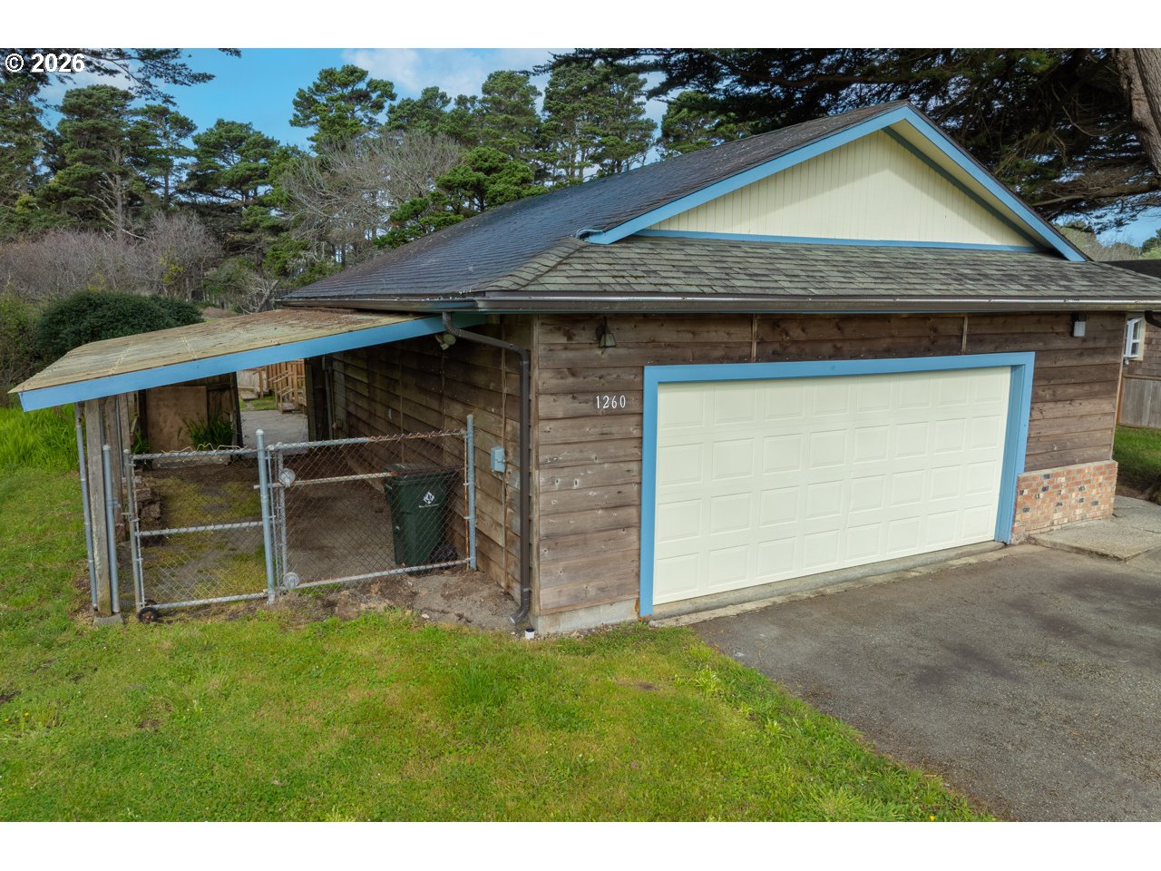 1260 Jackson Avenue Southwest Bandon, OR 97411 - Photo 43 of 48 a view of outdoor space yard and garage
