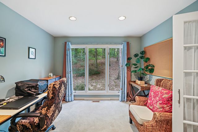 a view of room with window and couch