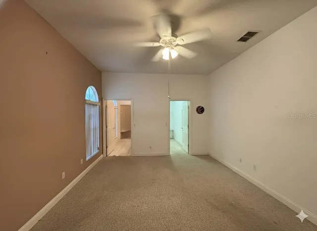 a view of an empty room