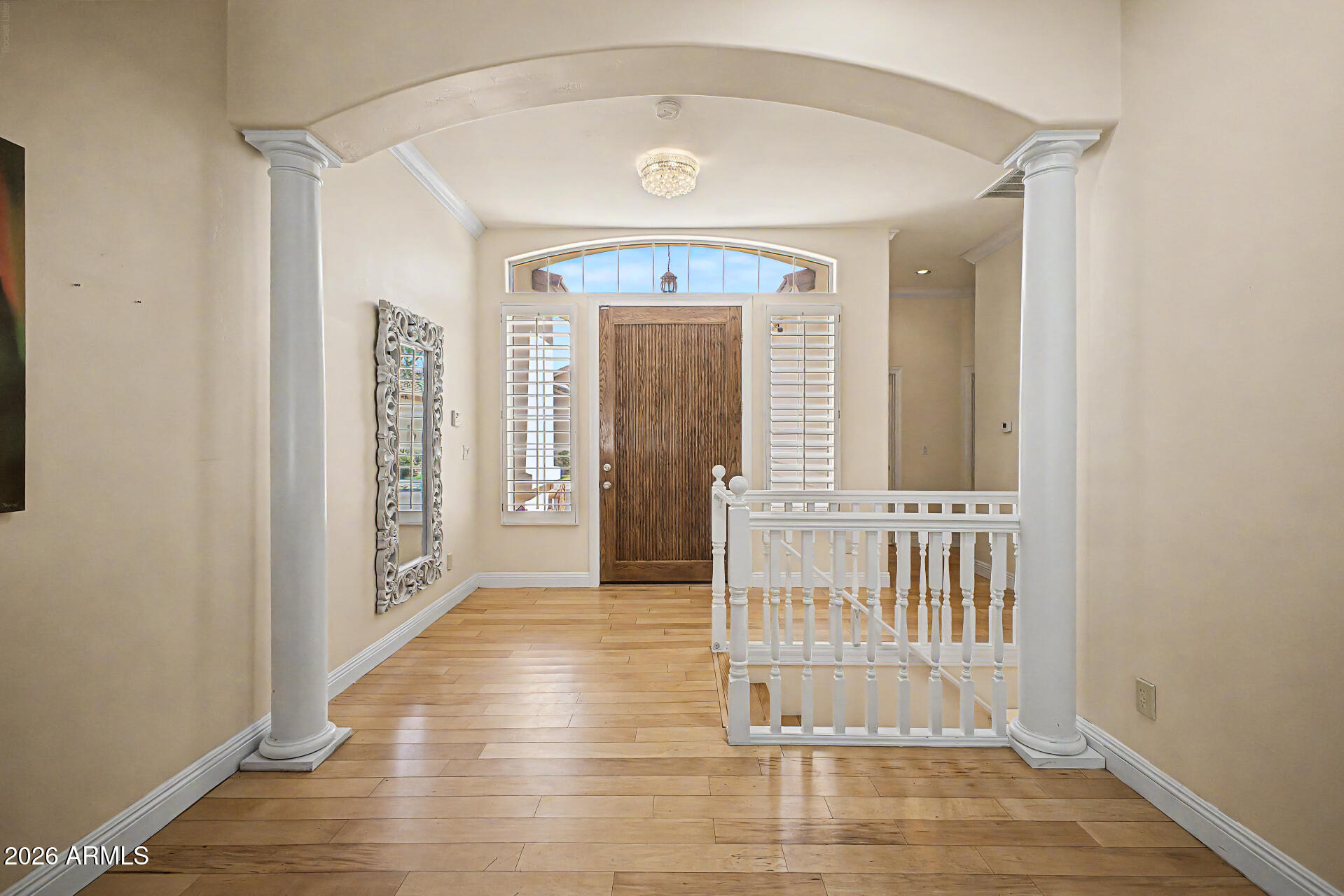 808 West Citrus Way Phoenix, AZ 85013 - Photo 5 of 35 a view of entryway with wooden floor