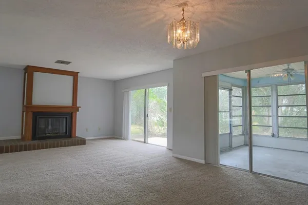 a view of livingroom with natural light