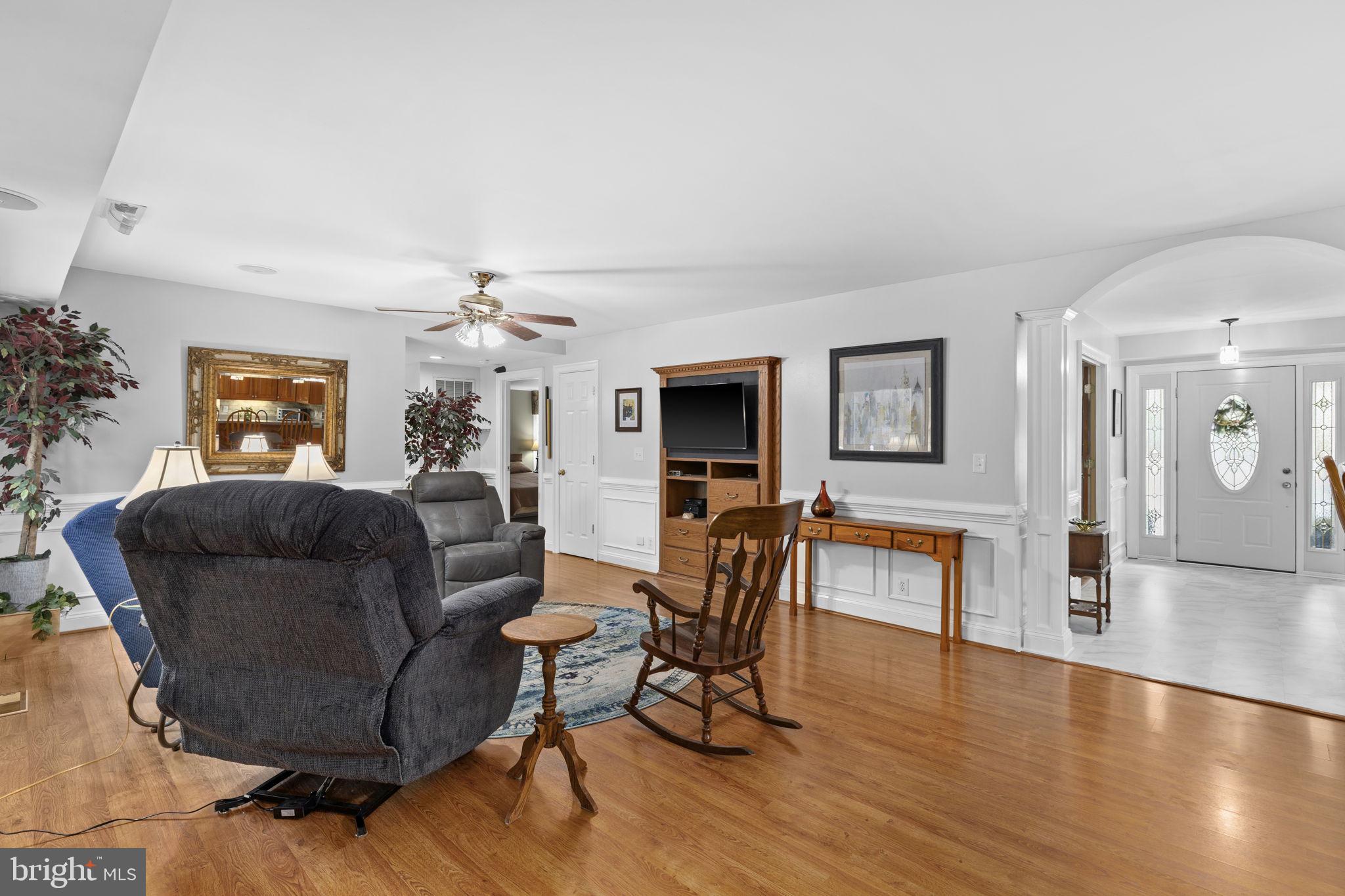54 Hudson Road Fredericksburg, VA 22405 - Photo 18 of 59 Open family room with hardwood flooring