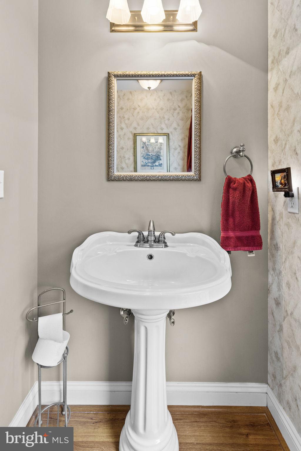 54 Hudson Road Fredericksburg, VA 22405 - Photo 21 of 59 Half bath with pedestal sink