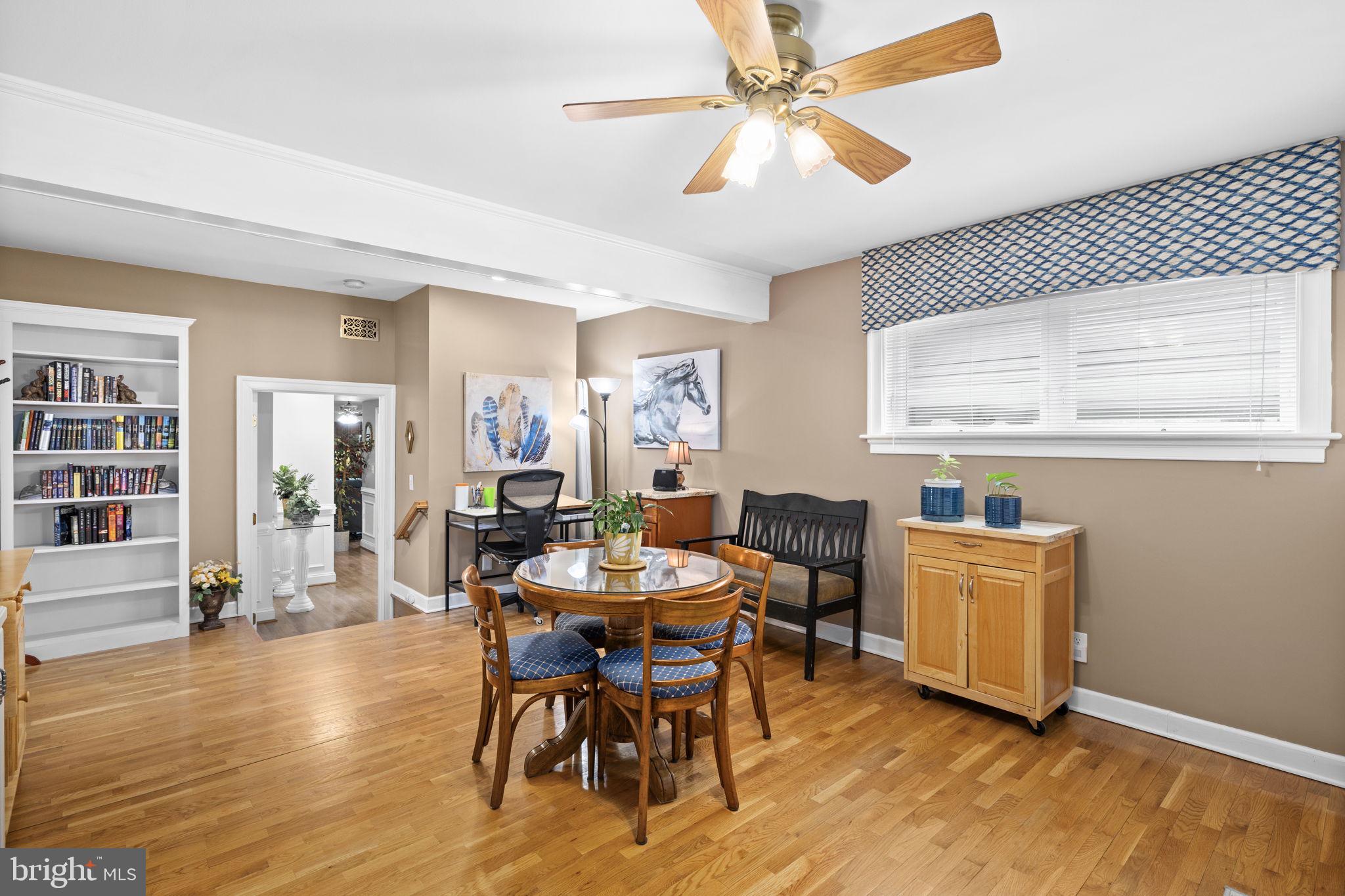 54 Hudson Road Fredericksburg, VA 22405 - Photo 34 of 59 Ceiling fan light fixture and hardwood floors