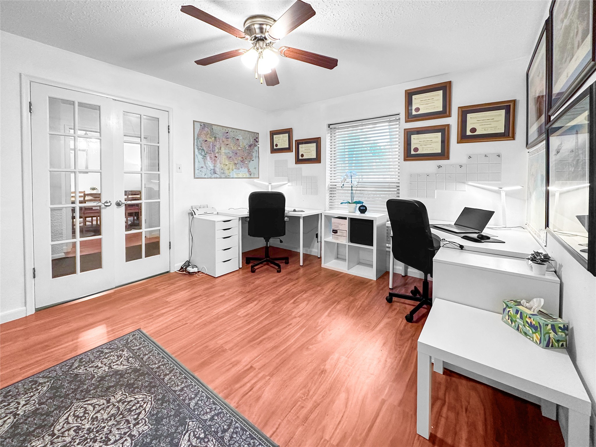 6511 Castle Pine Lane Spring, TX 77379 - Photo 12 of 49 This flexible space features warm flooring, natural light, and an open feel that works beautifully for a home office, study, nursery, or hobby room.