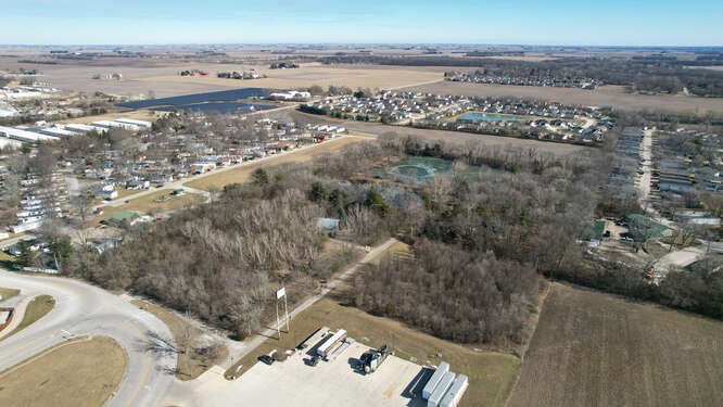 31-34 & 37 Vance Road Urbana, IL 61802 - Photo 2 of 3 an aerial view of a house with a yard