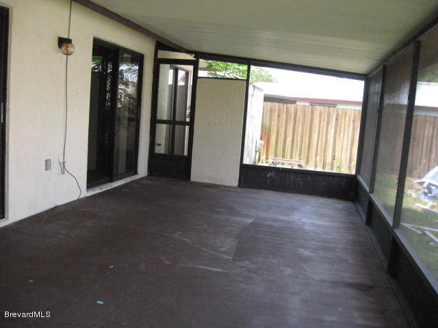 834 Croton Road Rockledge, FL 32955 - Photo 21 of 22 screened porch