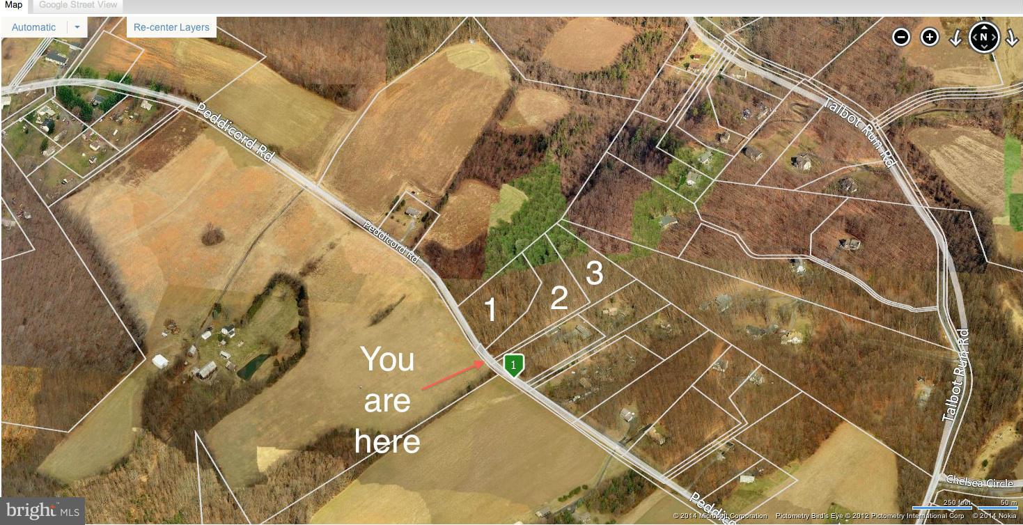 Overhead (1 acre to be cleared per home)
