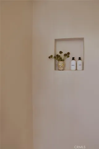 a view of a terrace with a chair