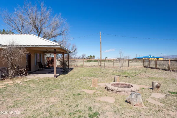an aerial view of residential house with outdoor space