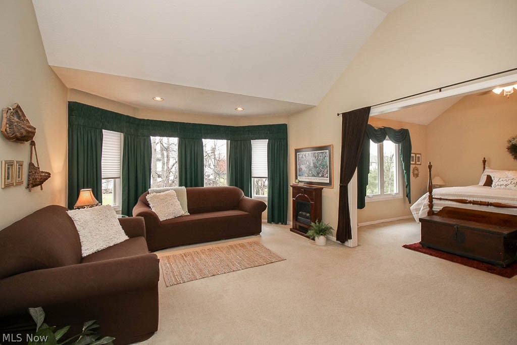 434 Longspur Road Highland Heights, OH 44143 - Photo 18 of 35 Incredible master suite with a sitting area and vaulted ceilings.