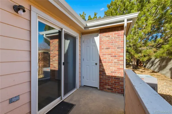 a view of outdoor space and deck