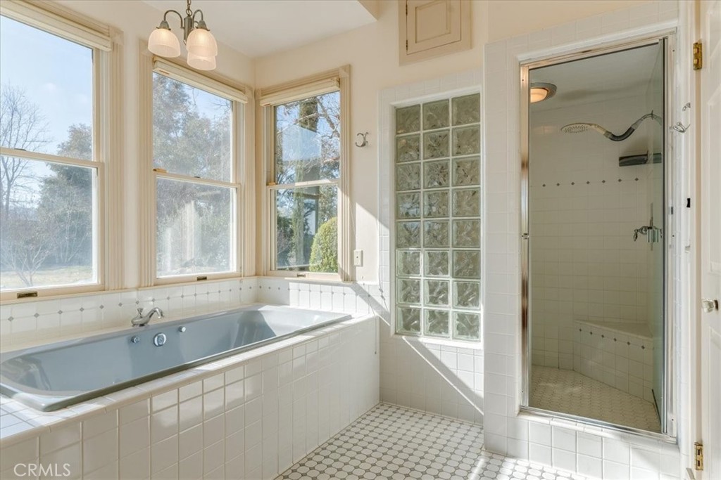 1655 Barley Grain Road Paso Robles, CA 93446 - Photo 28 of 50 Primary bath with a sizeable tub and large walk in shower