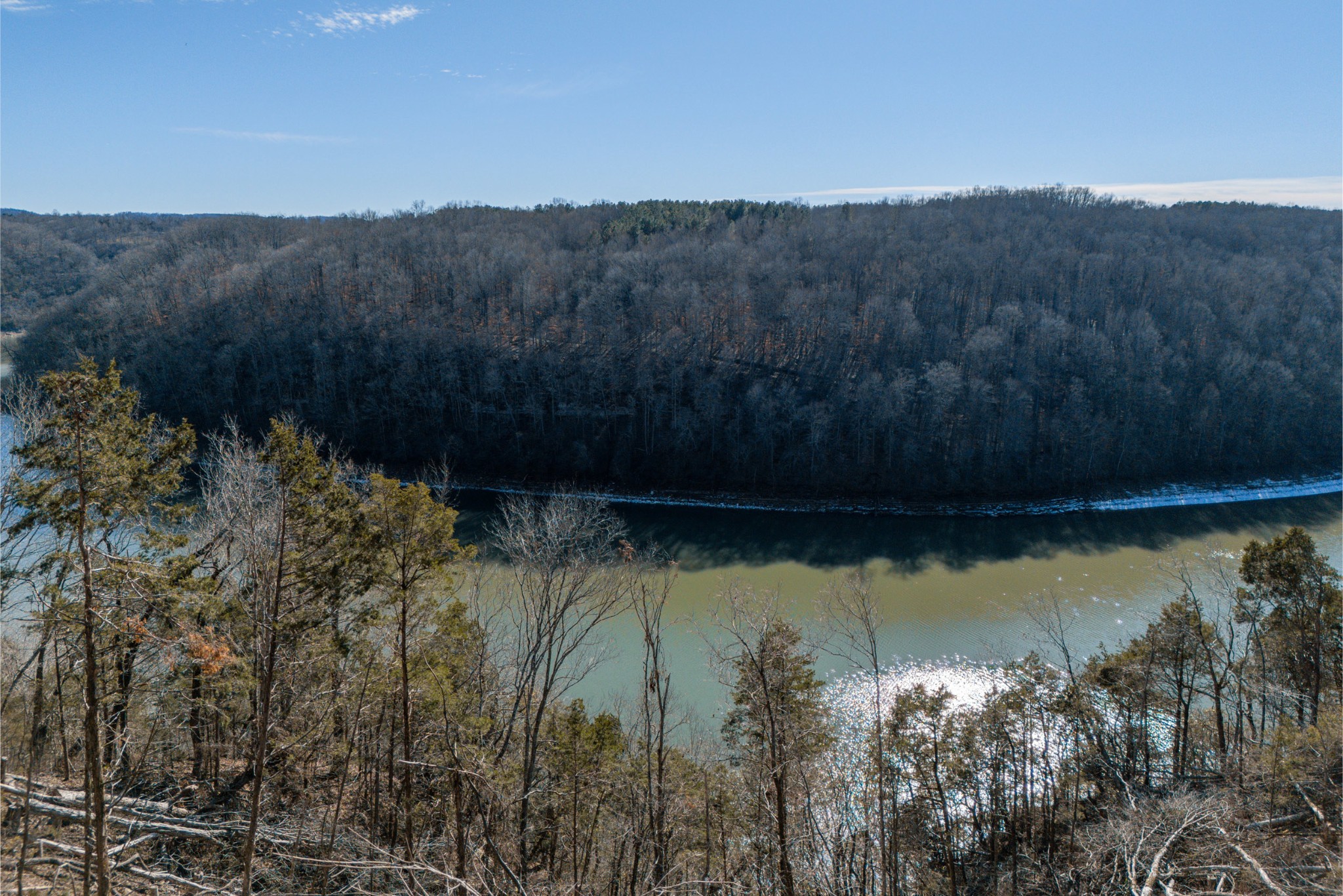 0 Pates Ford Road Walling, TN 38587 - Photo 7 of 17 a view of a lake with a mountain in the background