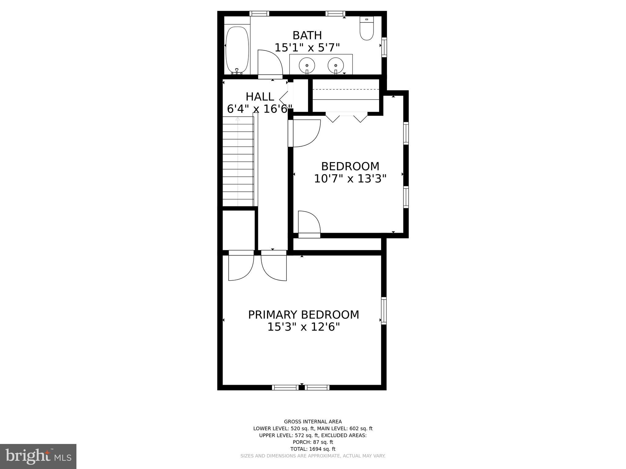332 Ridge Avenue Towson, MD 21286 - Photo 30 of 32 Floor Plan