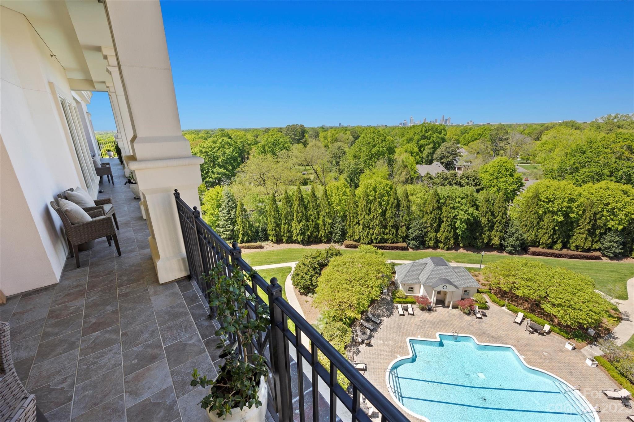2823 Providence Road, Unit 174 Charlotte, NC 28211 - Photo 10 of 38 a view of a balcony with furniture