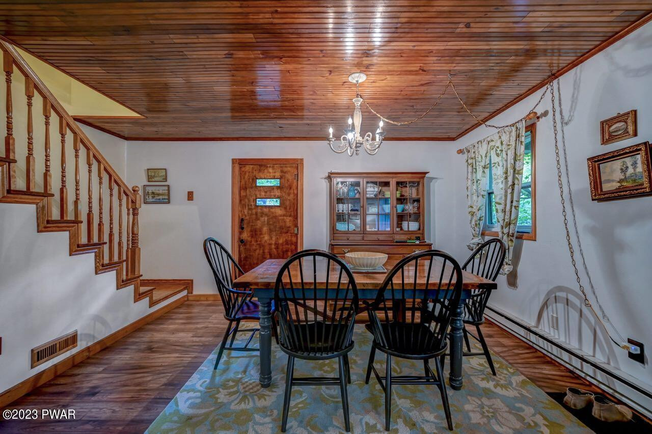 20 Wash Road Waymart, PA 18472 - Photo 8 of 49 a view of a dining room with furniture window and wooden floor