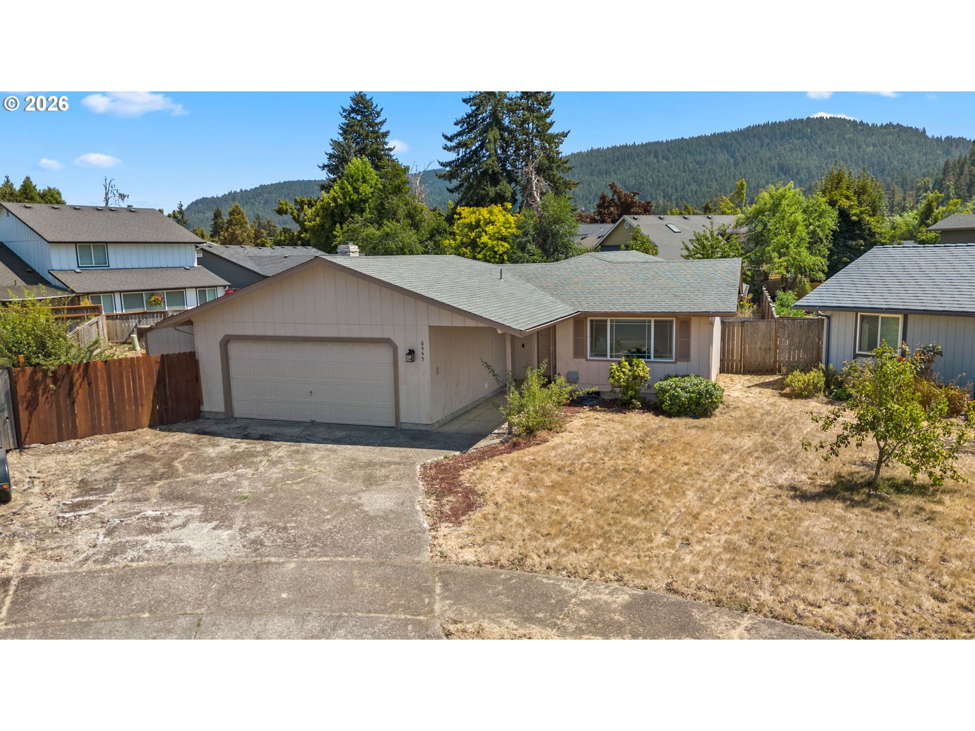 6445 B Street Springfield, OR 97478 - Photo 1 of 26 a house view with a outdoor space