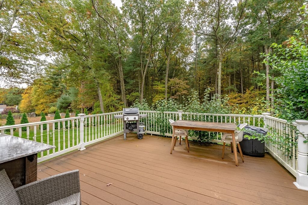24 Rambling Drive Westfield, MA 01085 - Photo 32 of 39 a view of a wooden deck with furniture