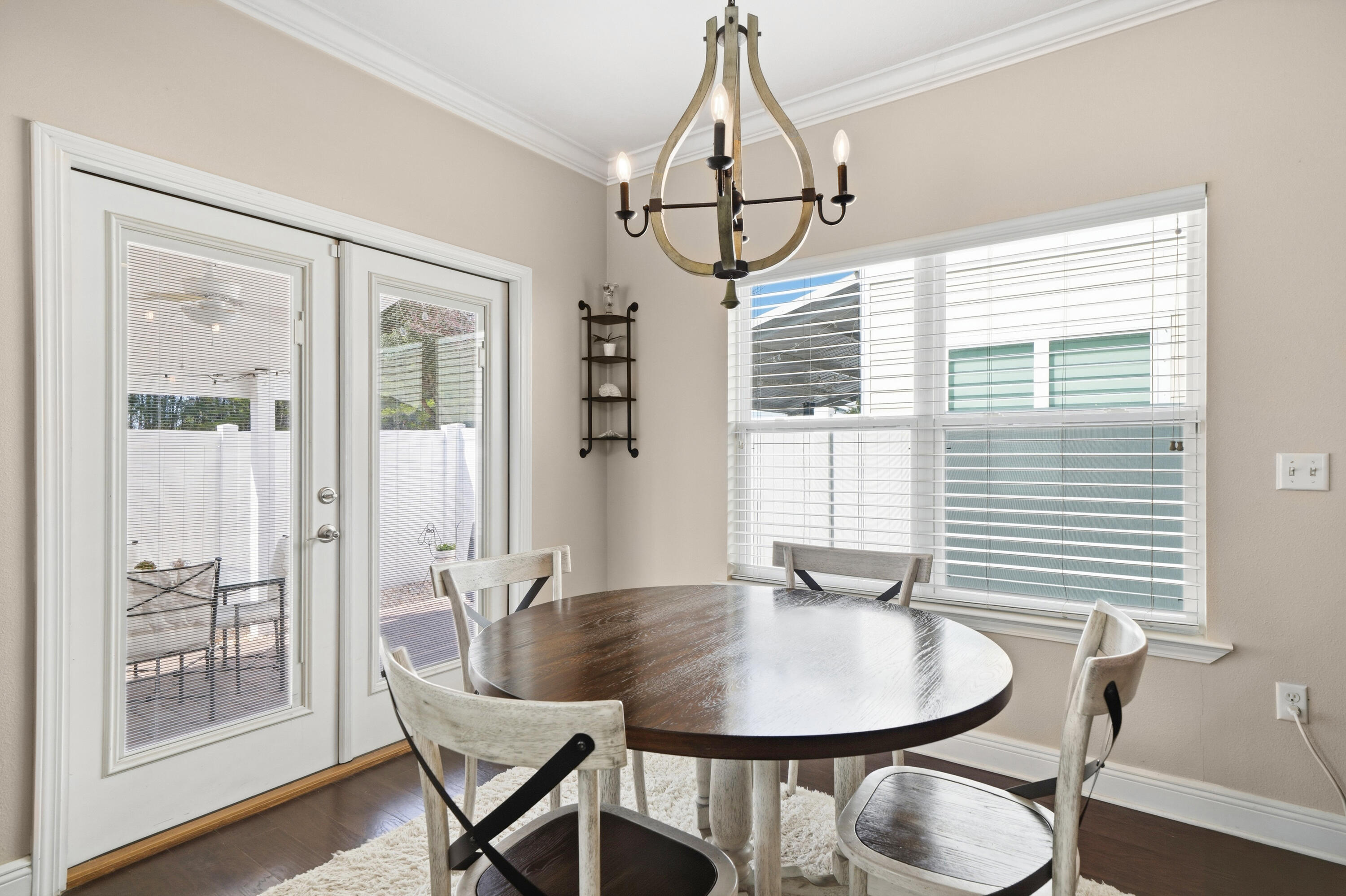 135 Grayling Way Inlet Beach, FL 32461 - Photo 37 of 61 a view of a dining room with furniture window and wooden floor