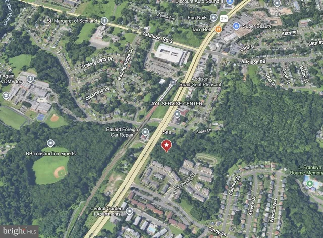 a bird view of a house