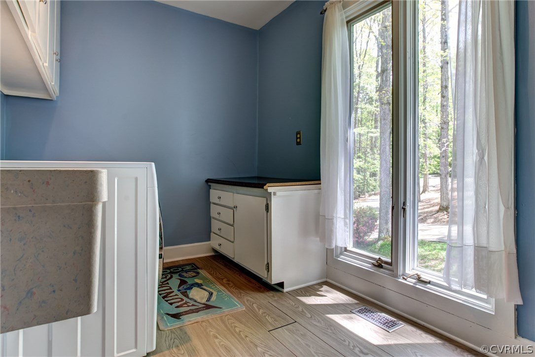 2441 Camelback Road Richmond, VA 23236 - Photo 21 of 36 a utility room with cabinets washer and dryer