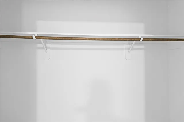 a close up view of racks on the wall