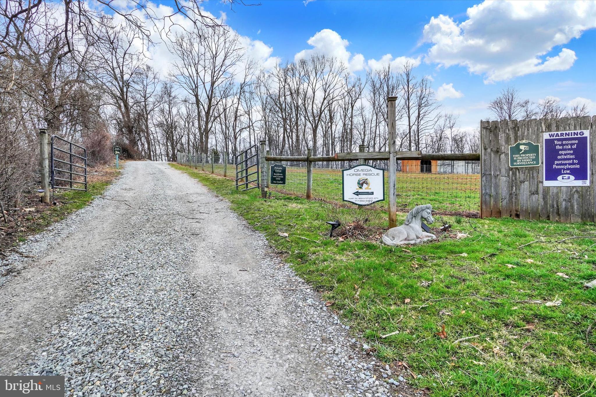 8272 Woodbine Road Airville, PA 17302 - Photo 2 of 68 Private Lane leading to Property