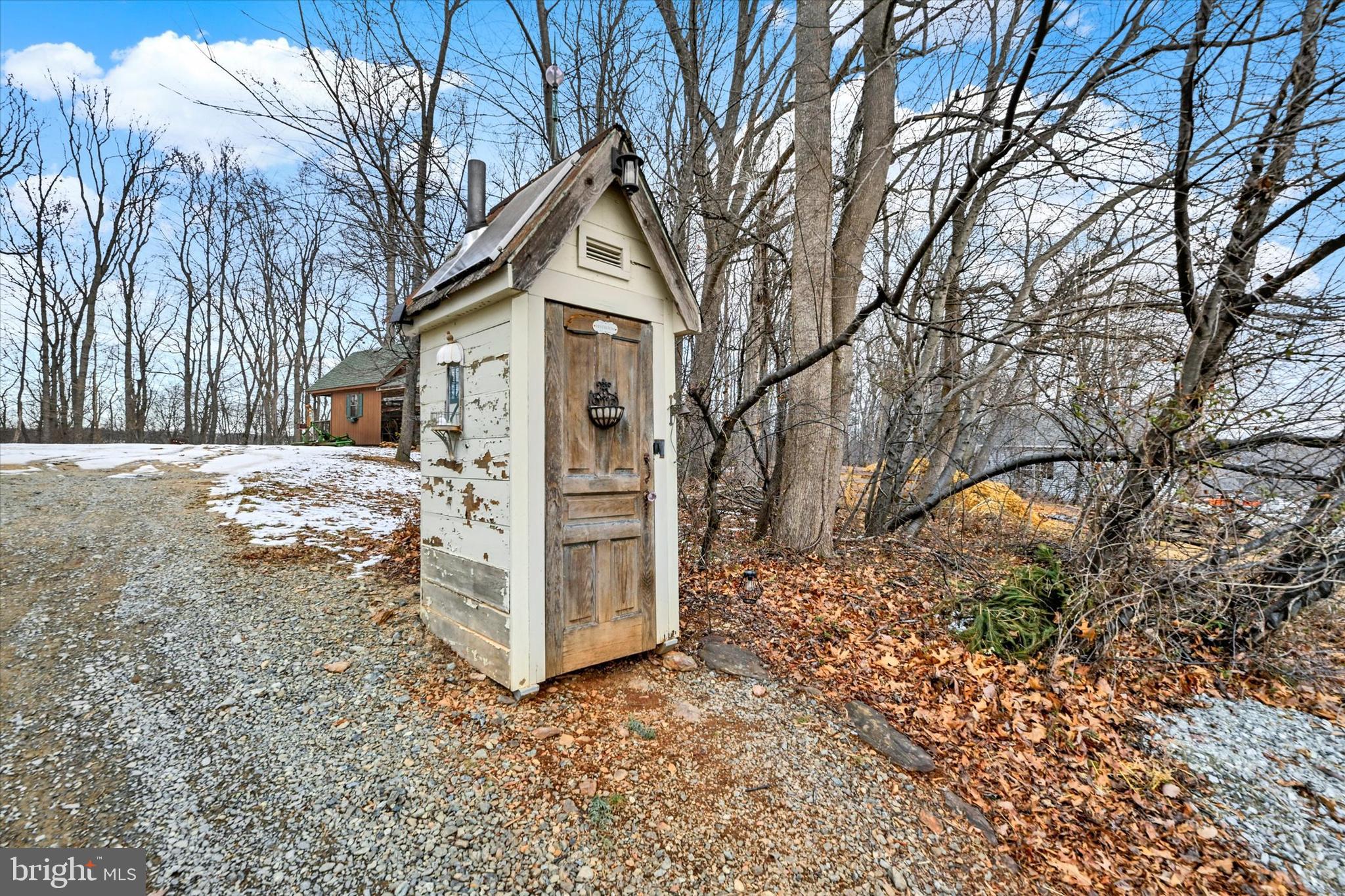 8272 Woodbine Road Airville, PA 17302 - Photo 52 of 77 Vintage Outhouse - YES, it can be used!