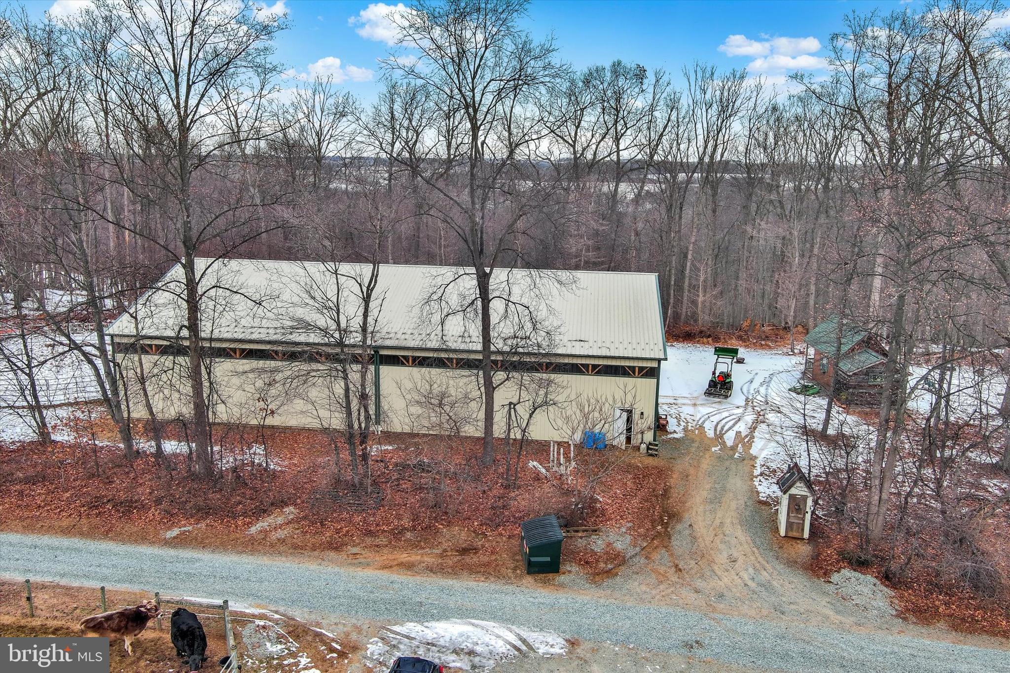 8272 Woodbine Road Airville, PA 17302 - Photo 53 of 77 Aerial View of 60x100 Pole Barn