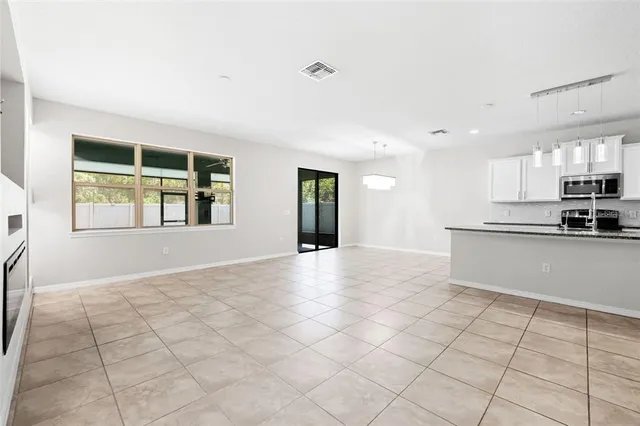 a view of an empty room