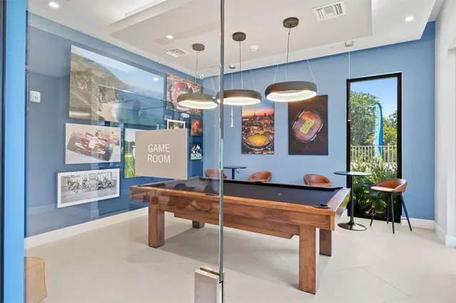 a room with furniture and window