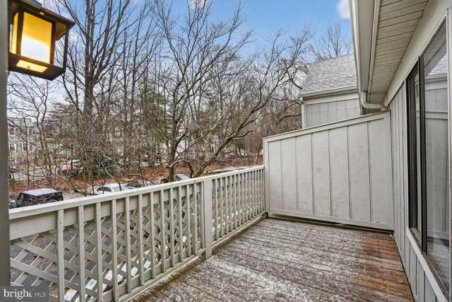 a view of a wooden fence
