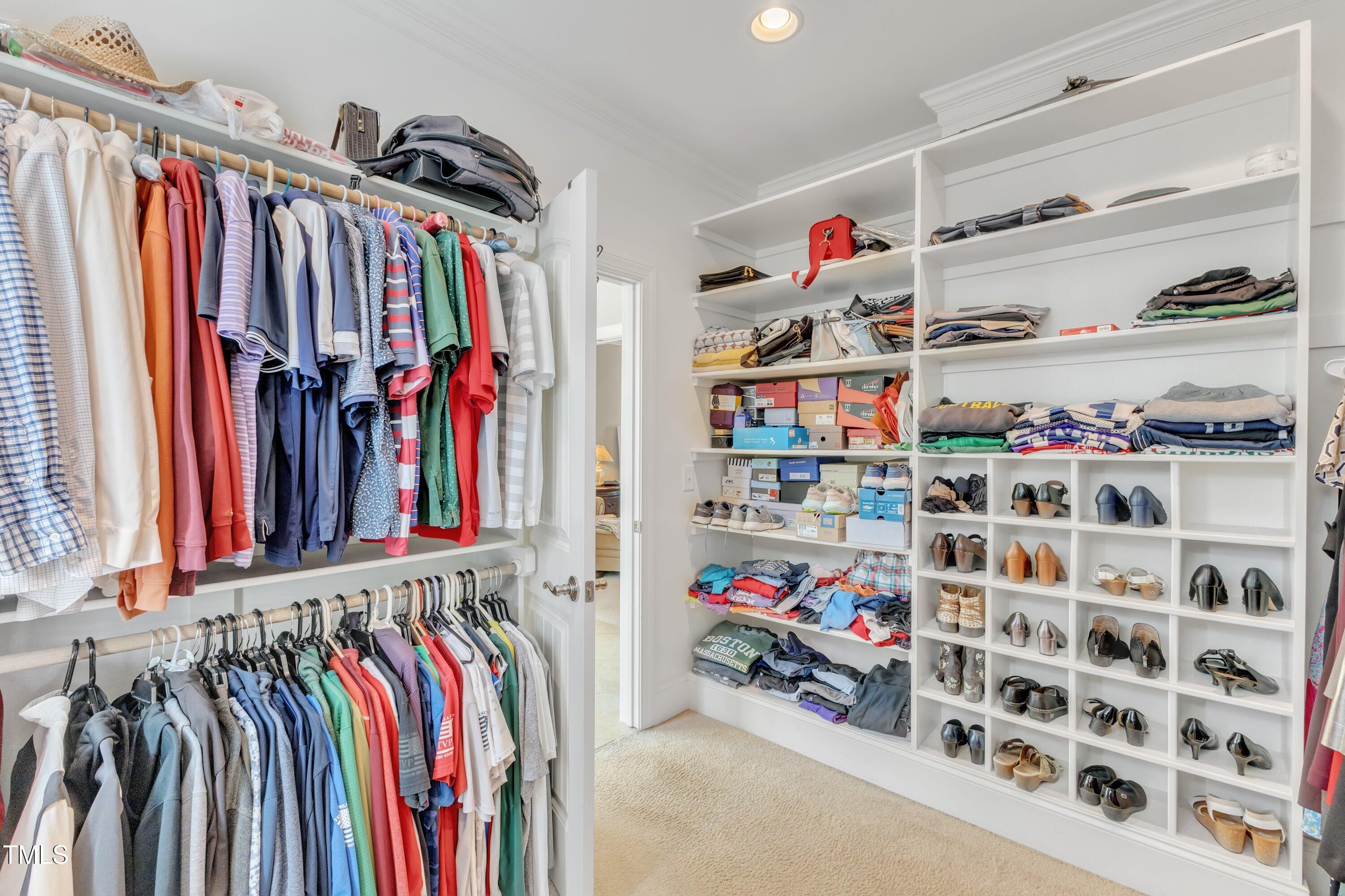 3824 Laurel Hills Road Raleigh, NC 27612 - Photo 35 of 55 Custom Walk-in Closet!