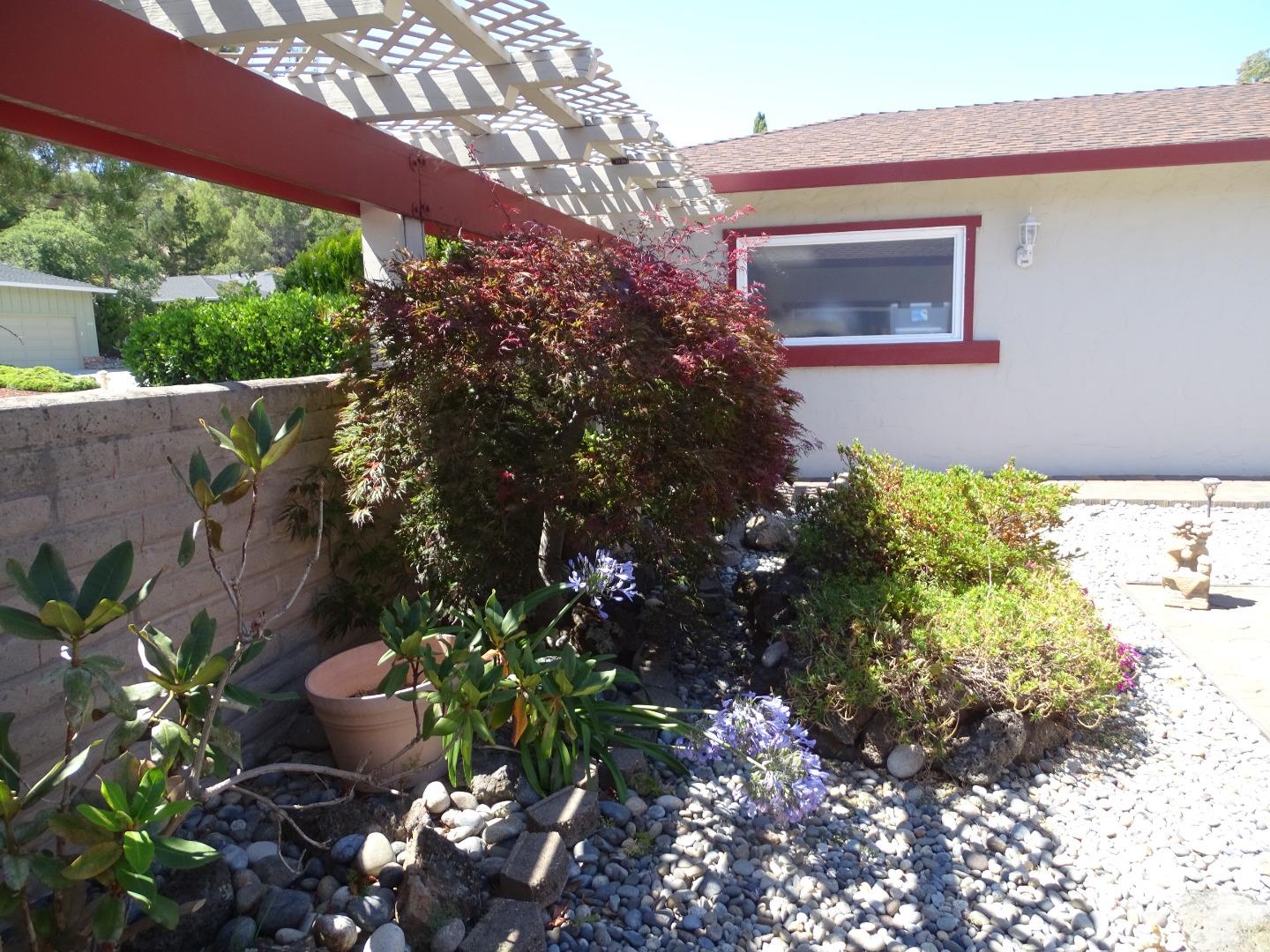 3345 Glendora Drive San Mateo, CA 94403 - Photo 19 of 19 a vase of flowers sitting in front of a house