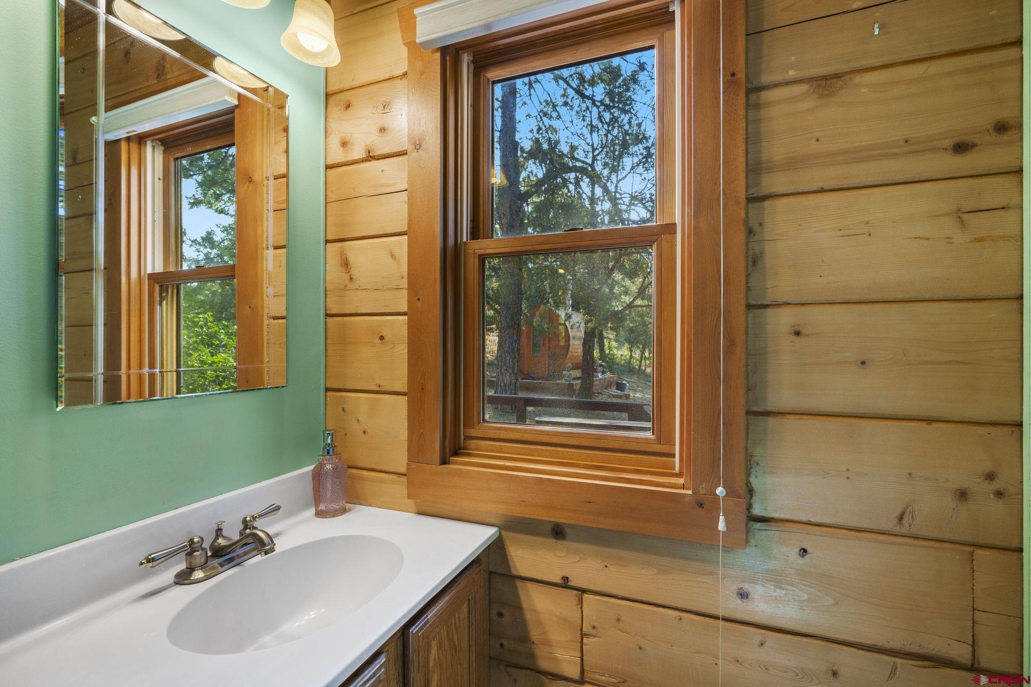 1310 Meadow Road Durango, CO 81303 - Photo 26 of 45 a bathroom with a sink and a mirror