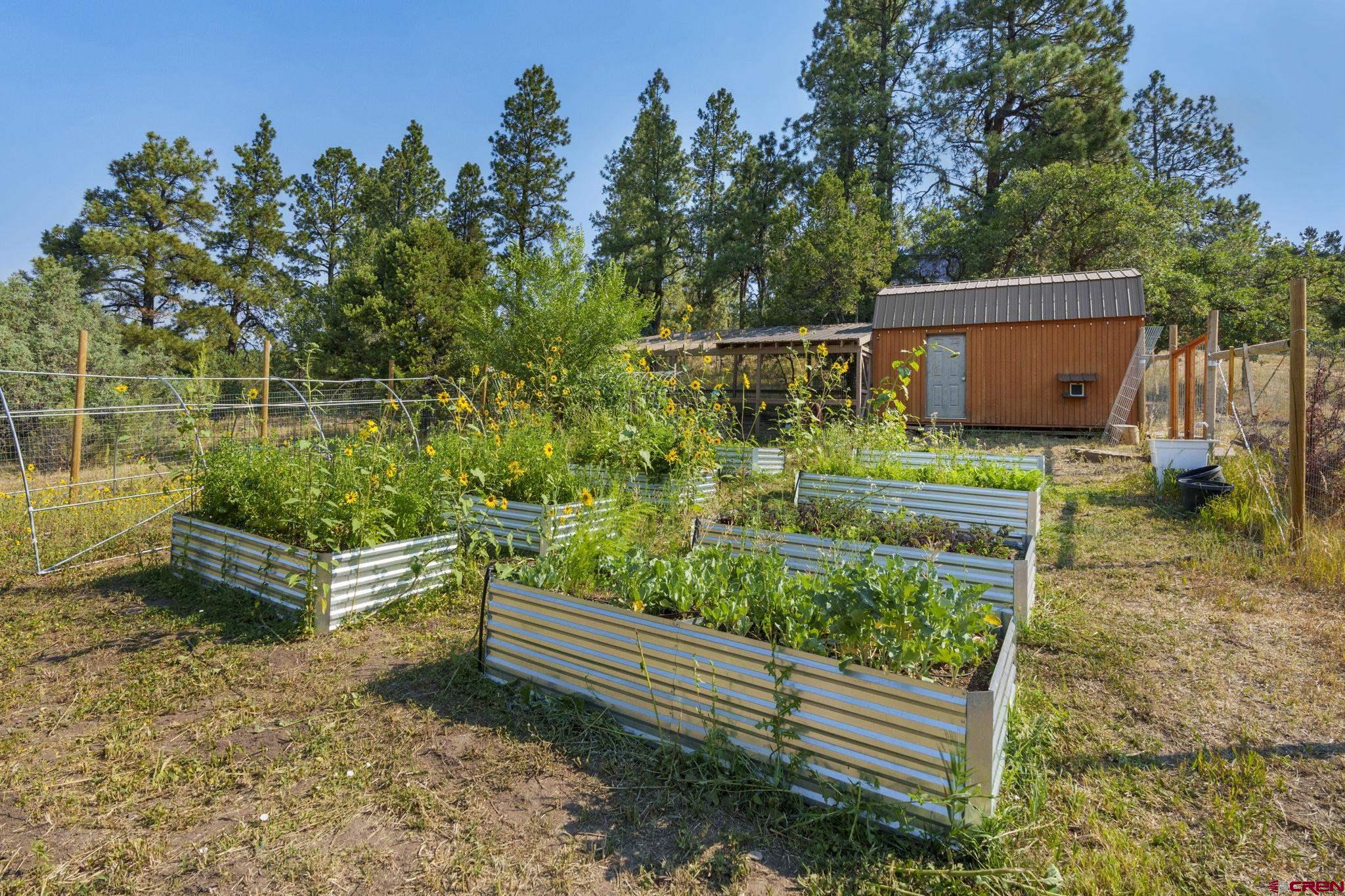 1310 Meadow Road Durango, CO 81303 - Photo 41 of 45 a backyard of a house with lots of green space