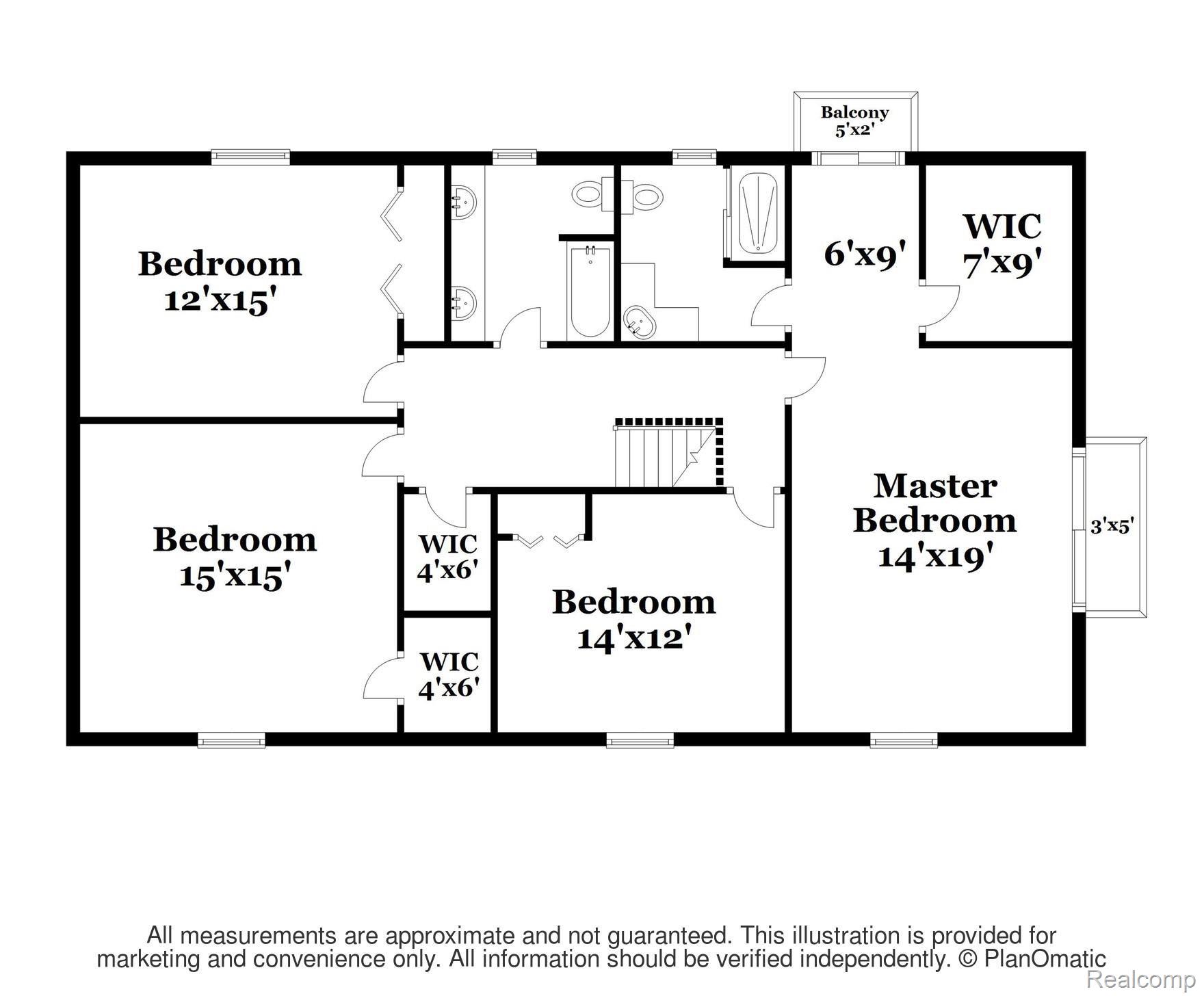 896 Allston Drive Rochester, MI 48309 - Photo 56 of 57 floorplan-upper-424146.jpg