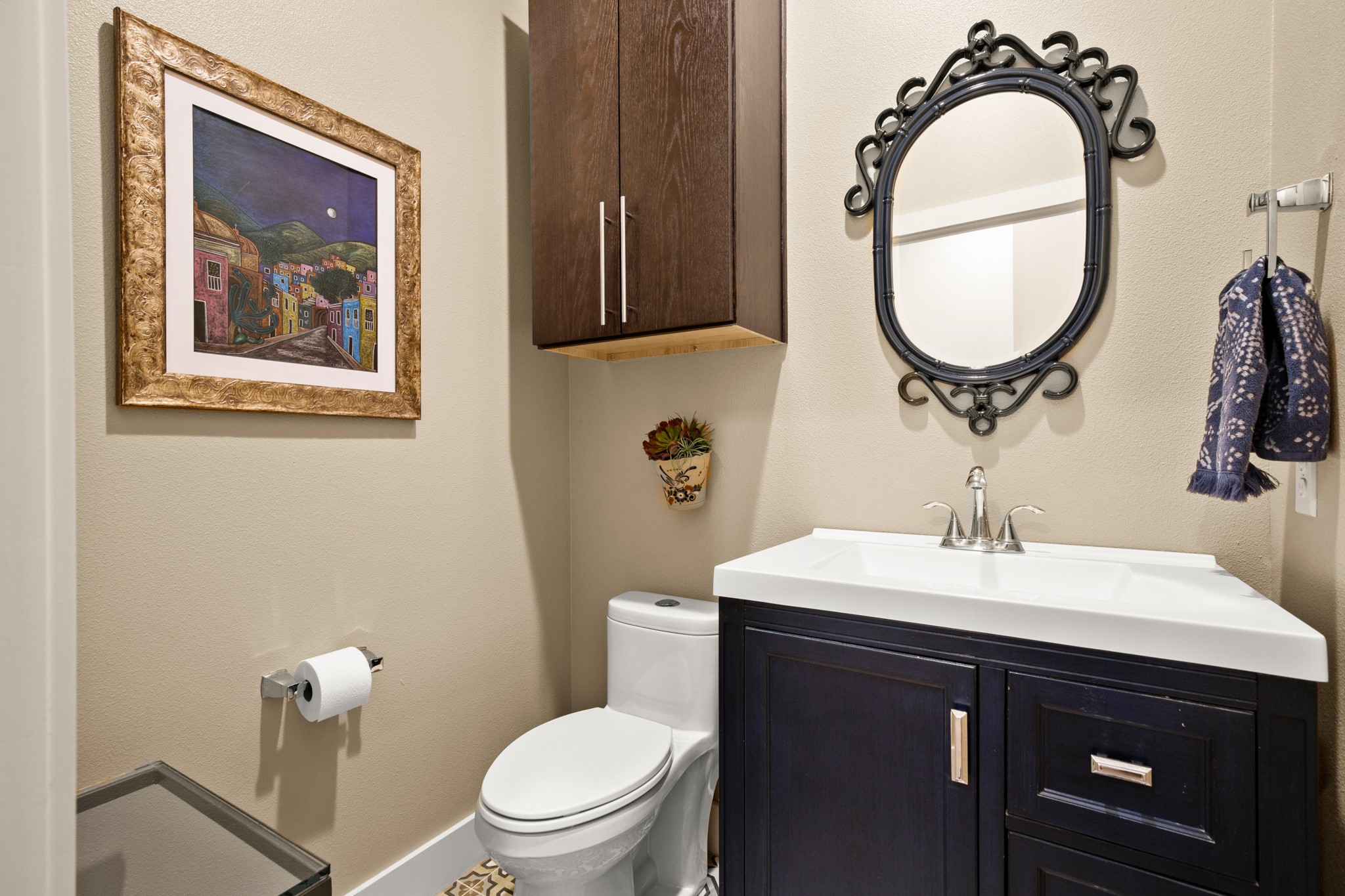 3905 Clawson Road, Unit 12 Austin, TX 78704 - Photo 16 of 30 a bathroom with a sink and a mirror