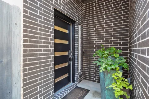 a view of a brick wall