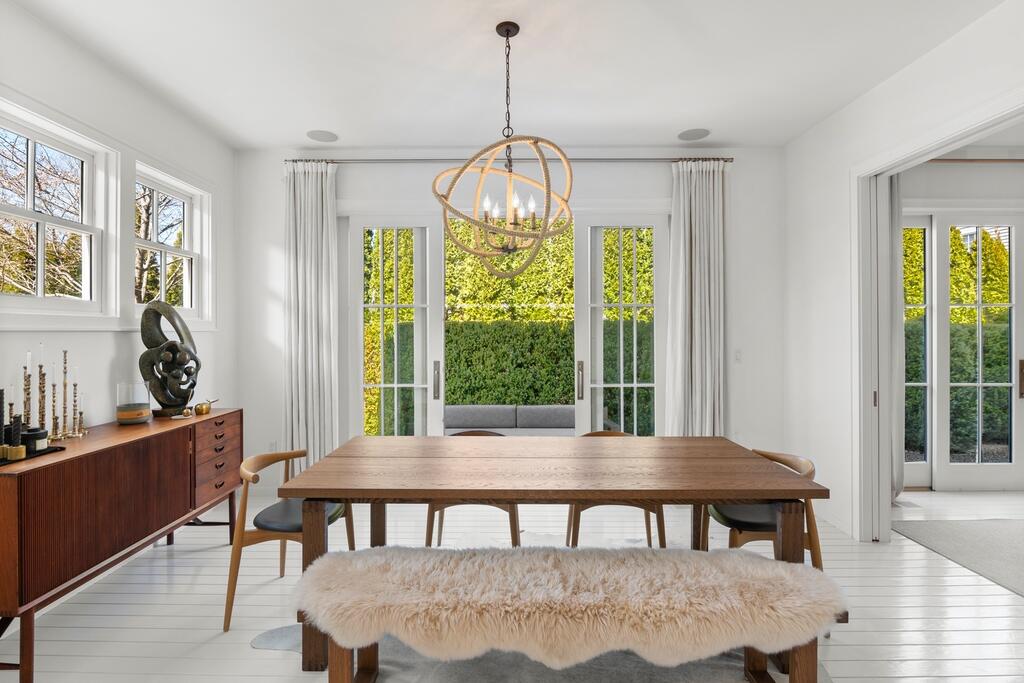 17 Meridian Road Rowayton, CT 06853 - Photo 4 of 40 a view of a dining room with furniture window and outside view