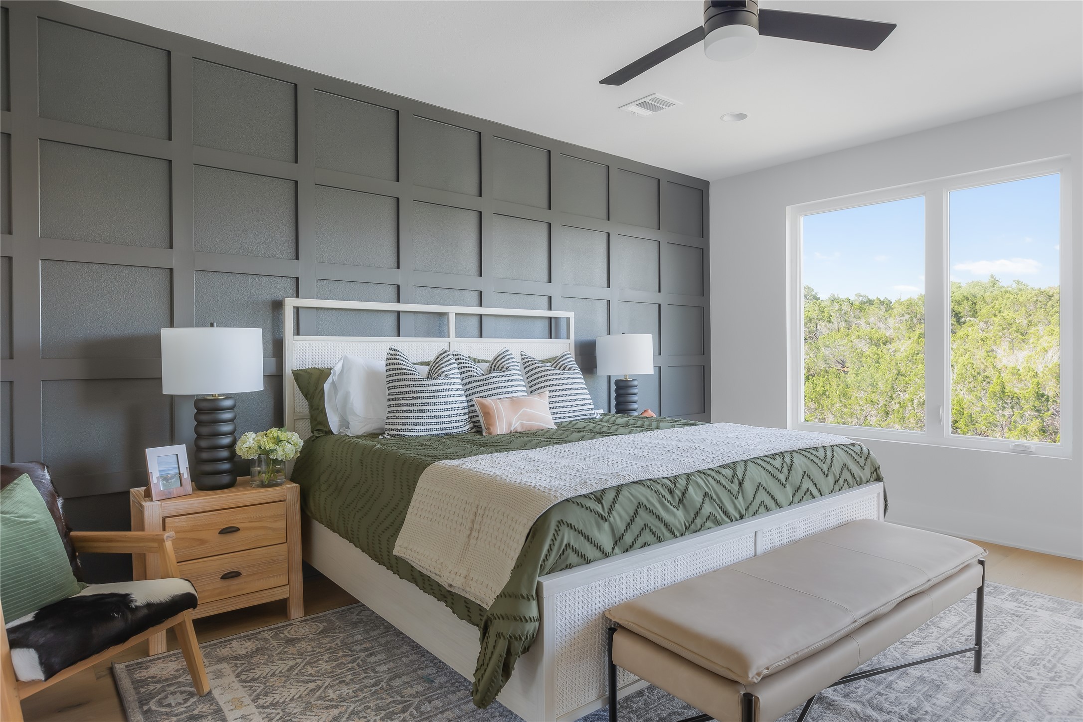 7809 Old Bee Caves Road, Unit 16 Austin, TX 78735 - Photo 10 of 20 a bed room with a bed and a chair