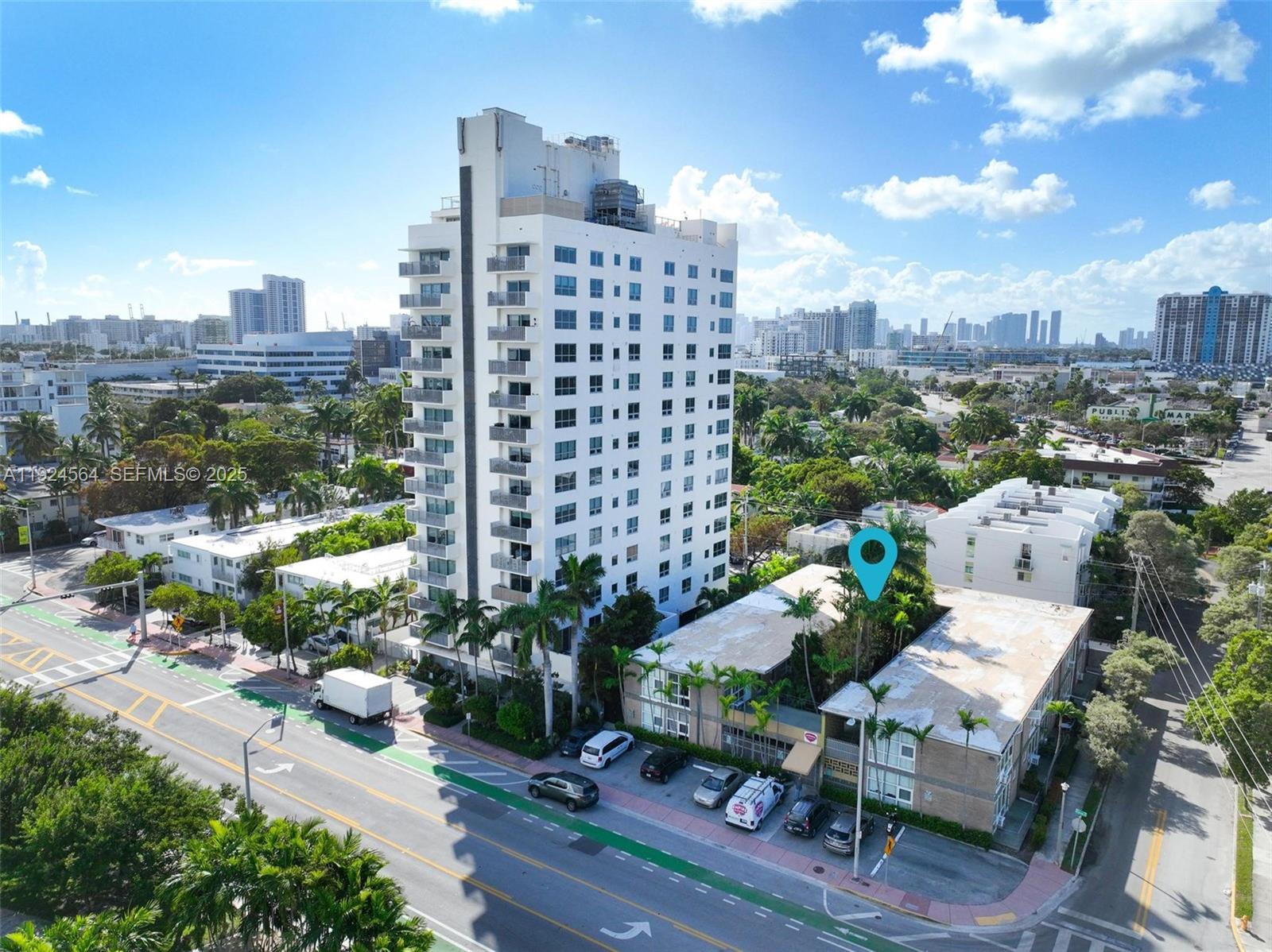 1850 Meridian Avenue, Unit 12 Miami Beach, FL 33139 - Photo 14 of 20 a city view with tall buildings